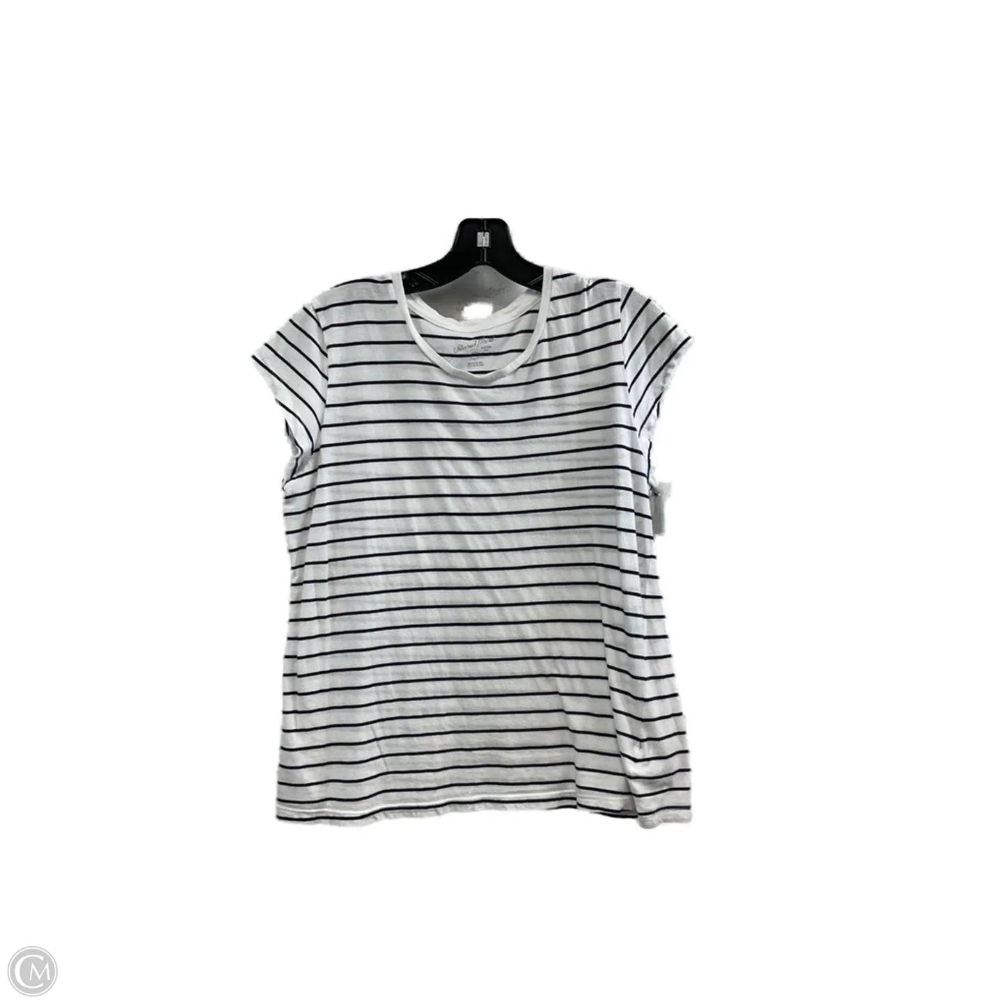 Top Short Sleeve Basic By Universal Thread In White, Size: Xl