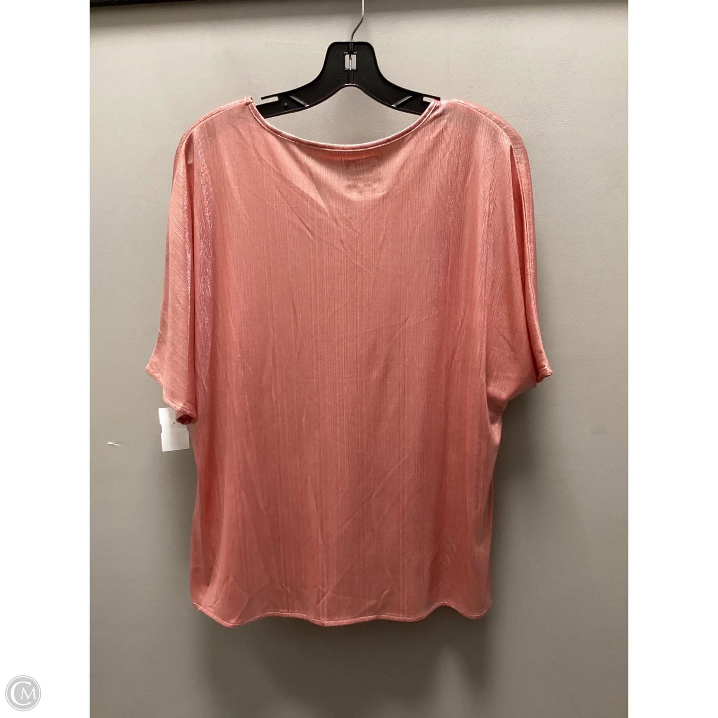 Top Short Sleeve By Leopard and Pink Boutique In Pink, Size: Osfm