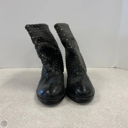 Boots Ankle Heels By 80%20 In Black, Size: 10