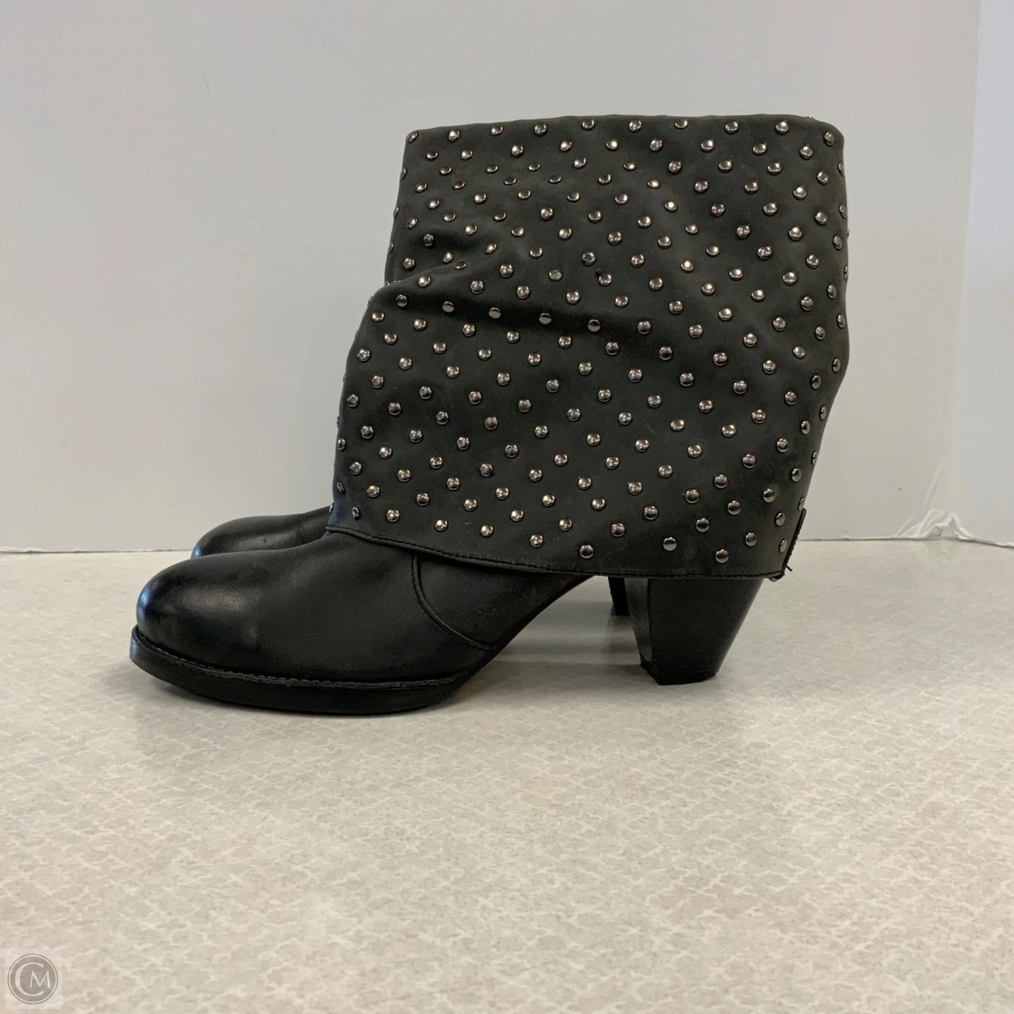 Boots Ankle Heels By 80%20 In Black, Size: 10