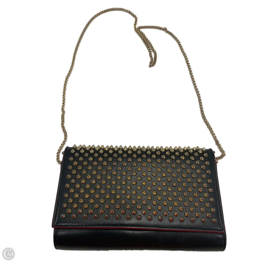Clutch Luxury Designer By Christian Louboutin, Size: Medium