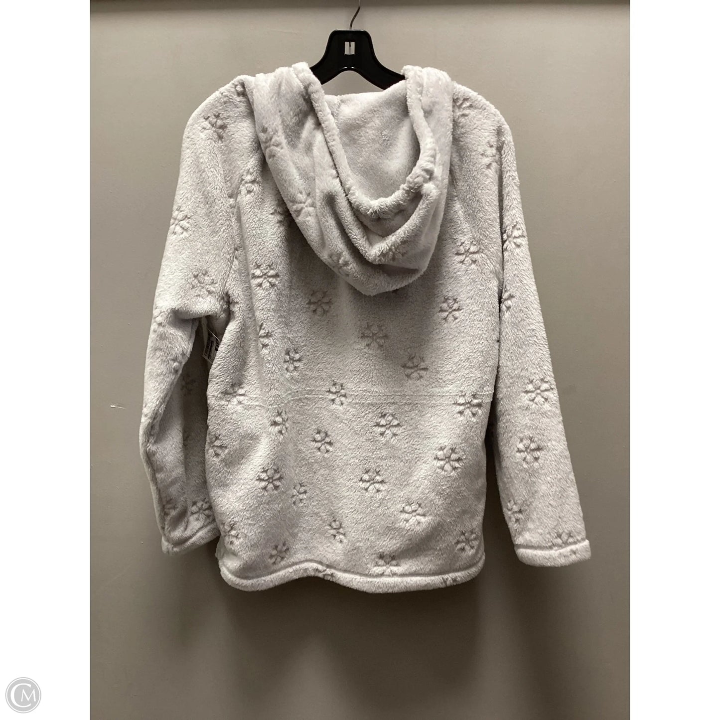 Sweatshirt Hoodie By Dylan In Grey, Size: S