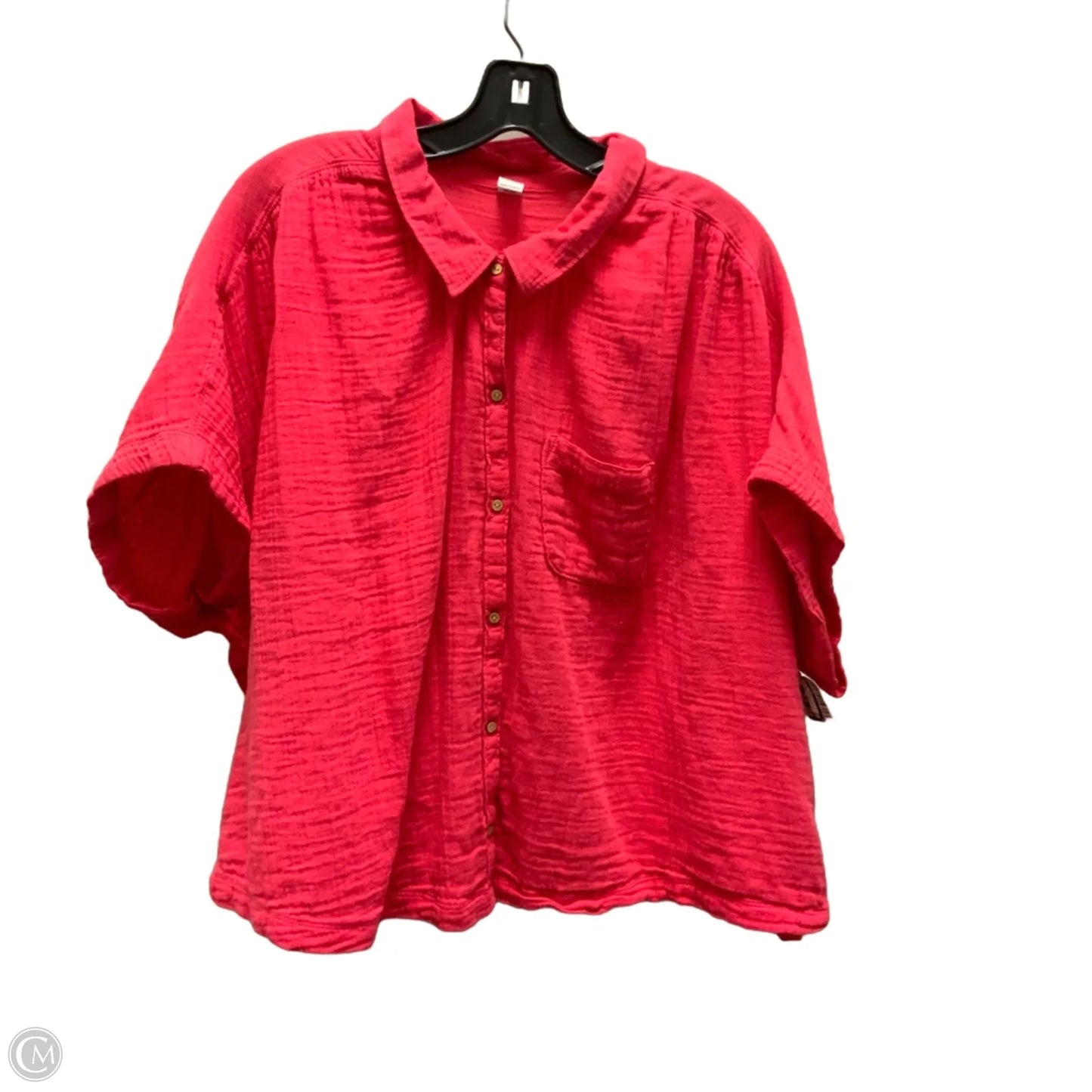 Top Short Sleeve By Old Navy In Pink, Size: Xl