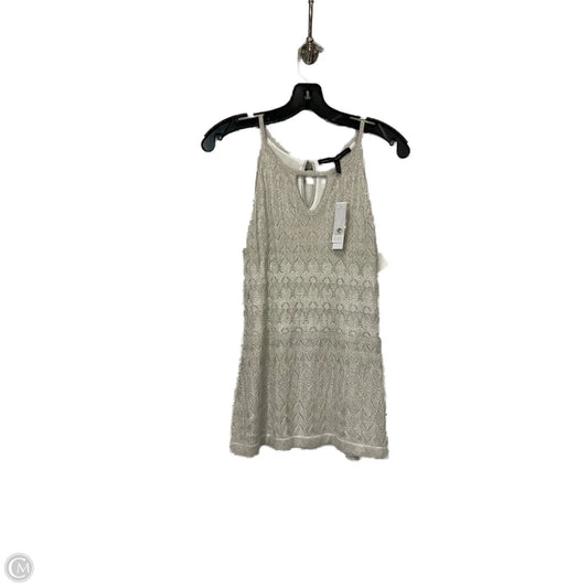 Top Sleeveless By White House Black Market In Silver, Size: S