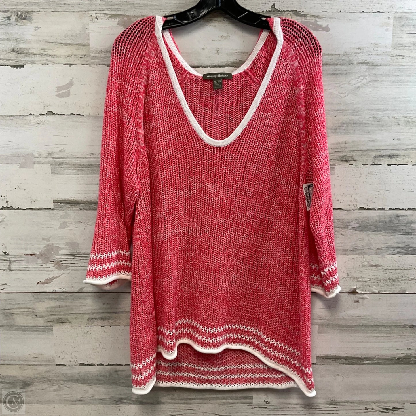Sweater By Tommy Bahama In Pink, Size: Xl