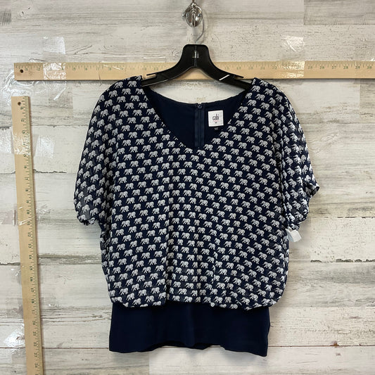 Navy Top Short Sleeve Cabi, Size Xs