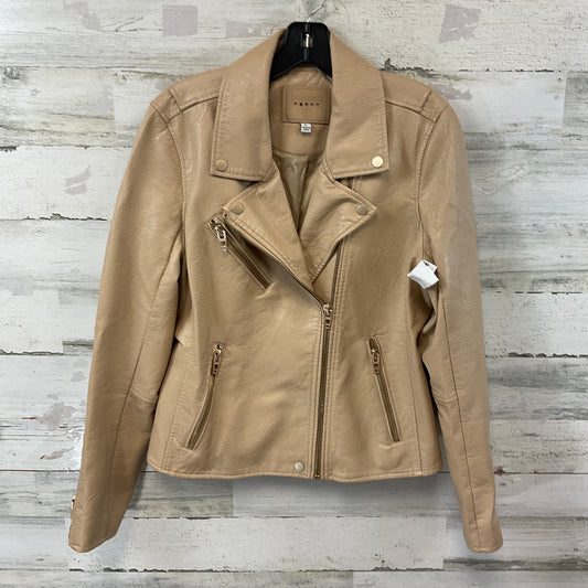 Jacket Moto By Blanknyc In Tan, Size: L