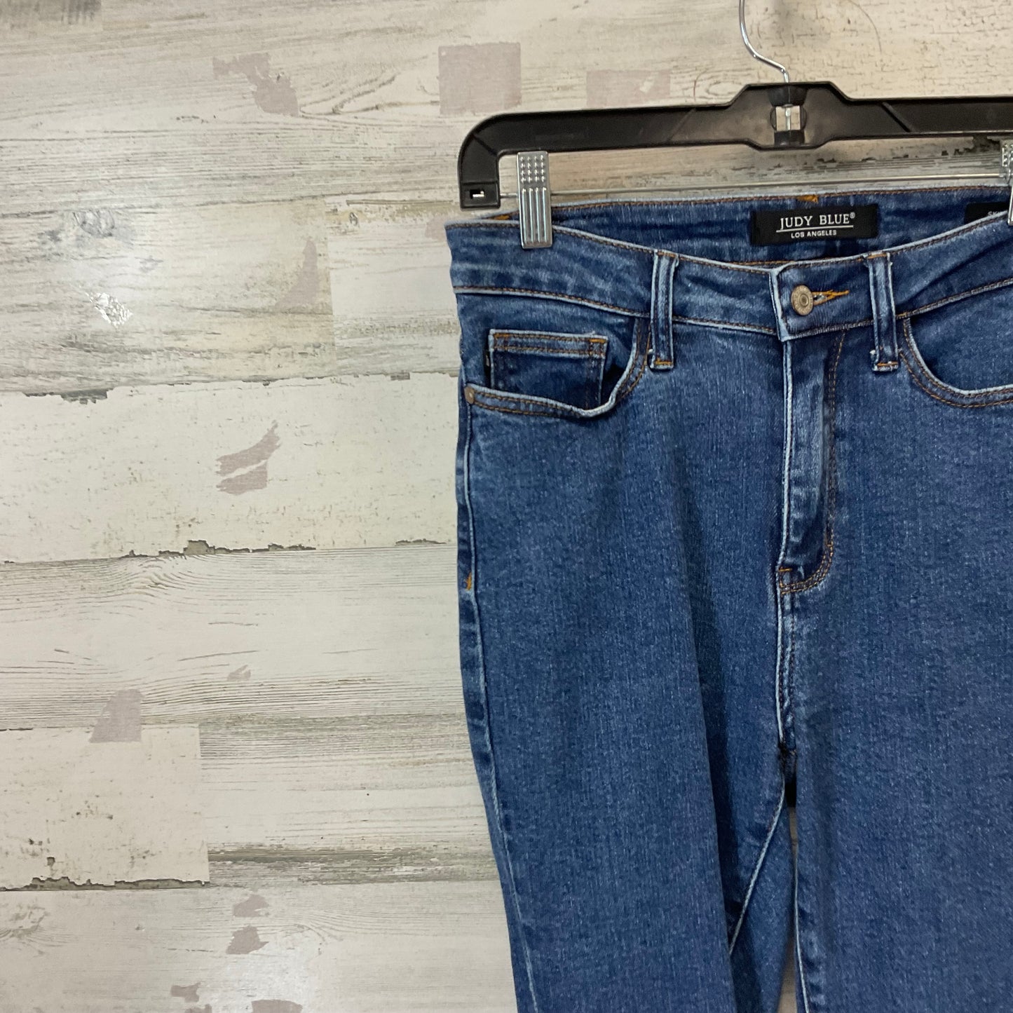 Jeans Skinny By Judy Blue In Blue Denim, Size: 4