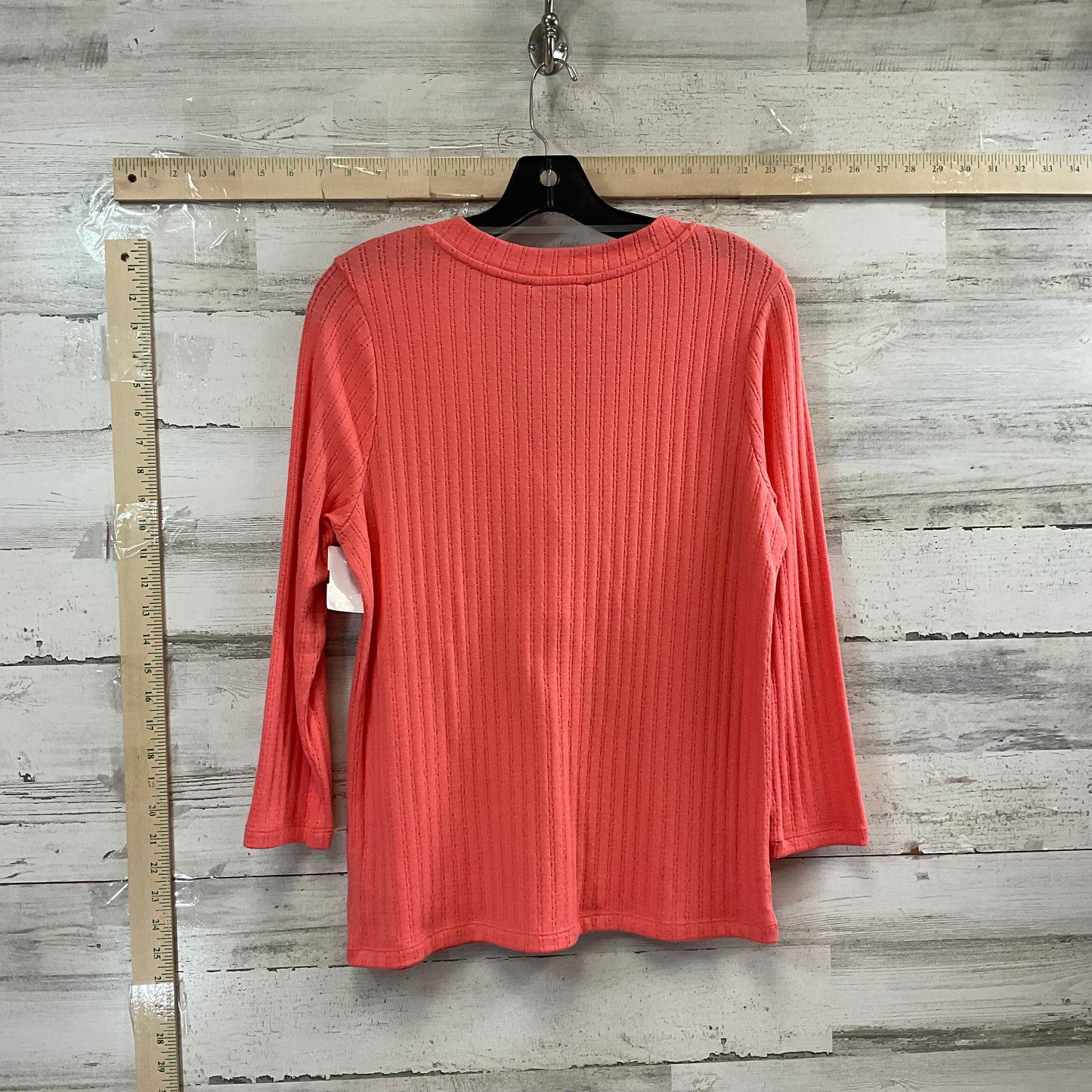 Top Long Sleeve By Sanctuary In Coral, Size: L