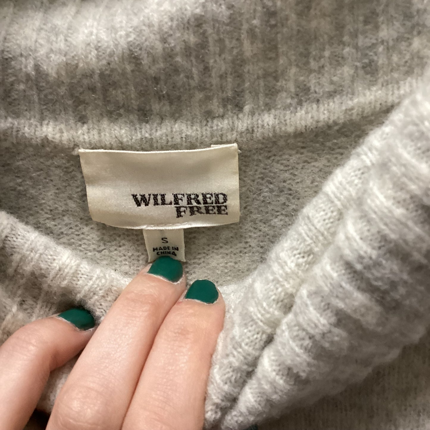 Sweater By Wilfred Free In Grey, Size: S