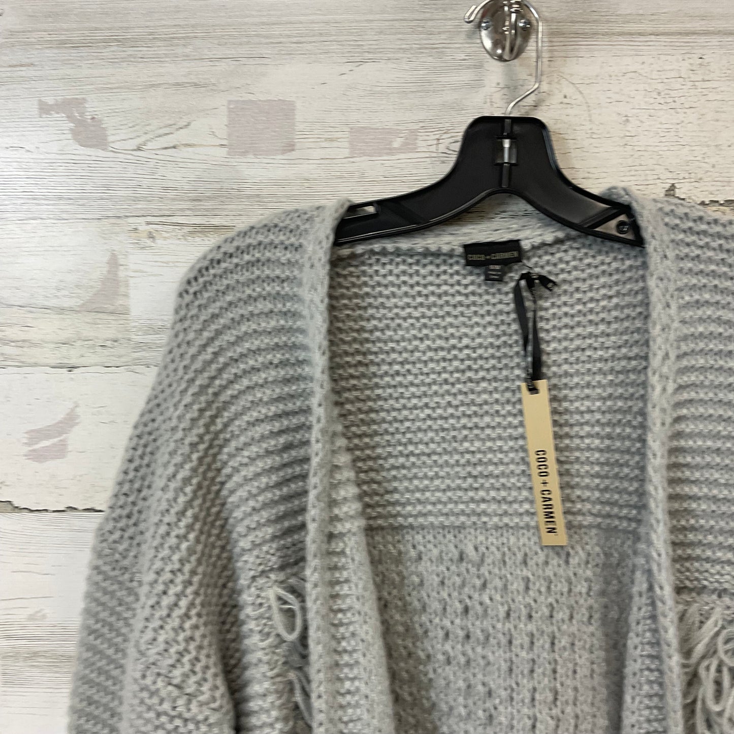 Sweater Cardigan By Coco And Carmen In Grey, Size: S