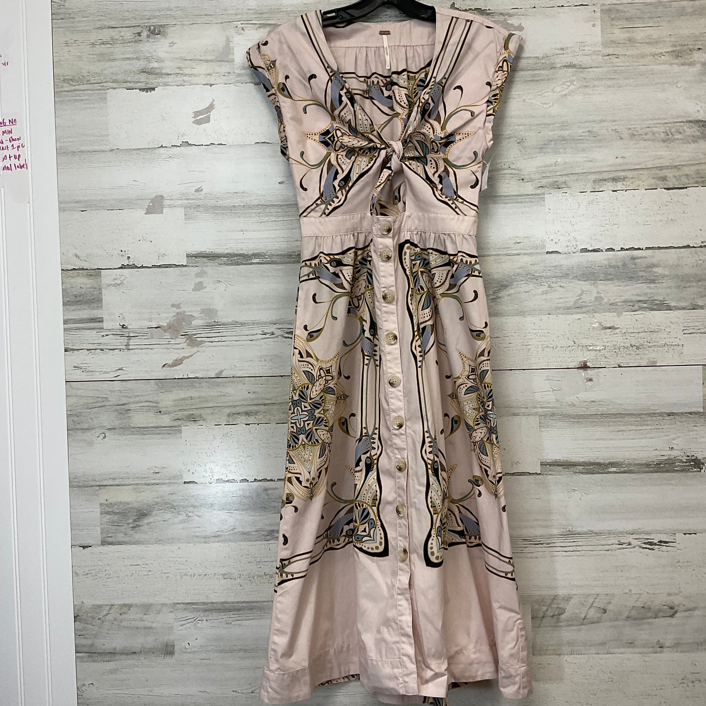 Dress Casual Midi By Free People In Pink, Size: Xs