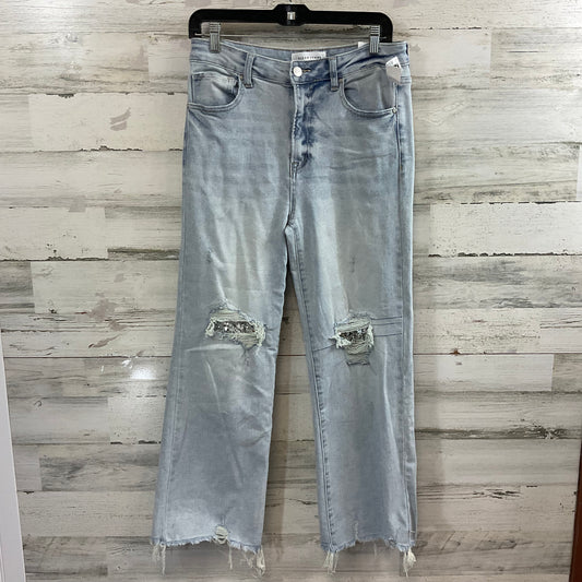 Jeans Straight By Risen In Blue Denim, Size: 10