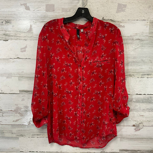 Top Long Sleeve By Kut In Red, Size: L