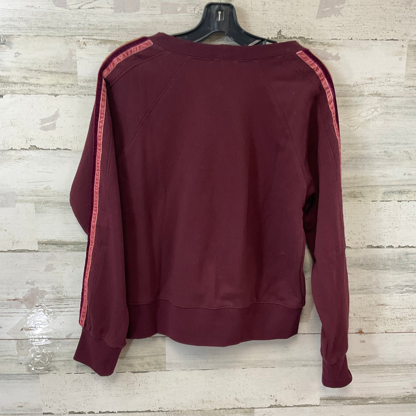 Top Long Sleeve By Evereve In Red, Size: S