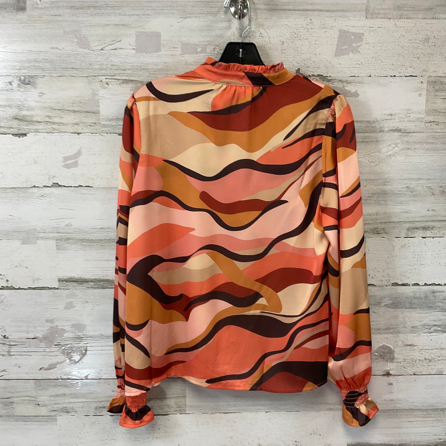 Top Long Sleeve By Thml In Orange, Size: S