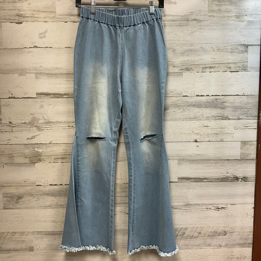 Jeans Flared By Clothes Mentor In Blue Denim, Size: M