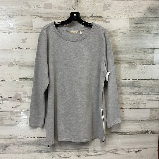 Top Long Sleeve By Soft Surroundings In Grey, Size: L