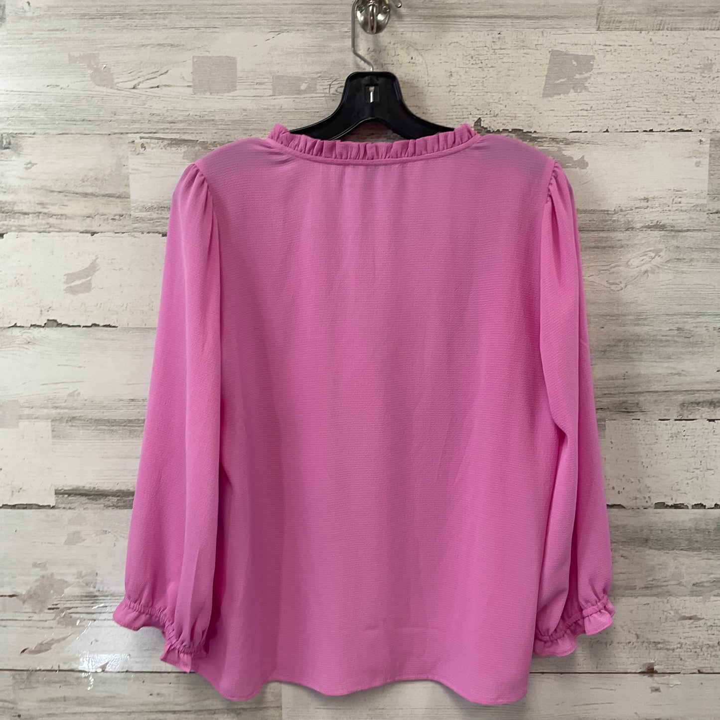 Top Short Sleeve By Cece In Pink, Size: M