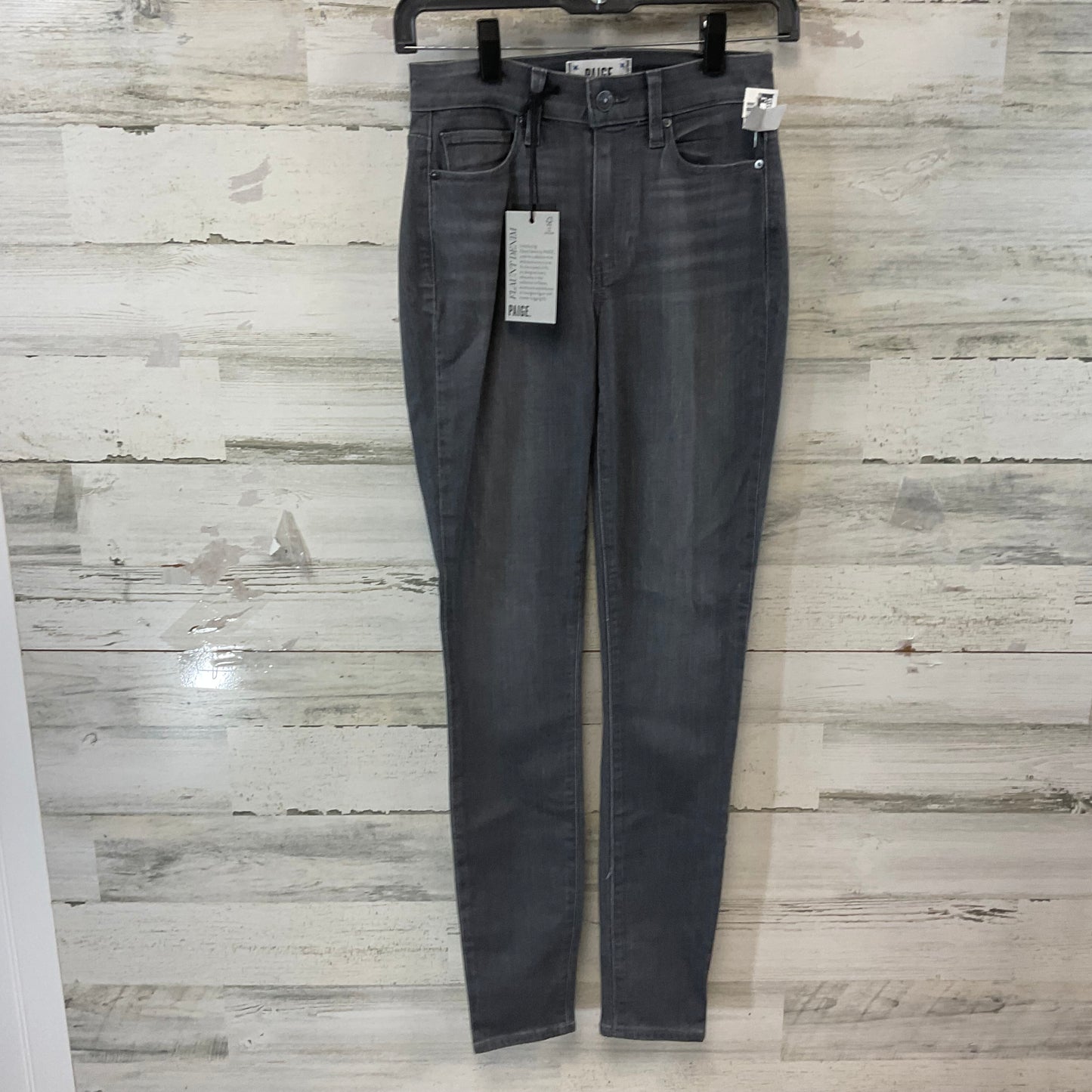 Jeans Skinny By Paige In Grey Denim, Size: 00