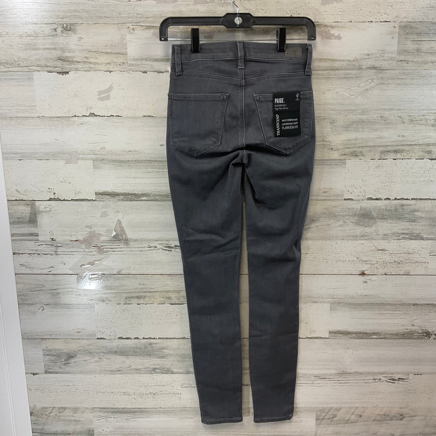 Jeans Skinny By Paige In Grey Denim, Size: 00