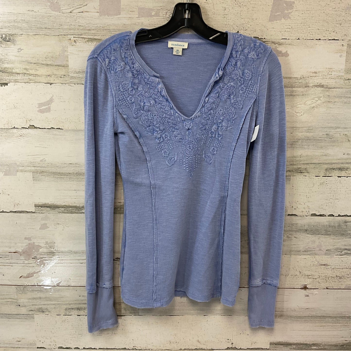 Top Long Sleeve By Sundance In Blue, Size: Xs