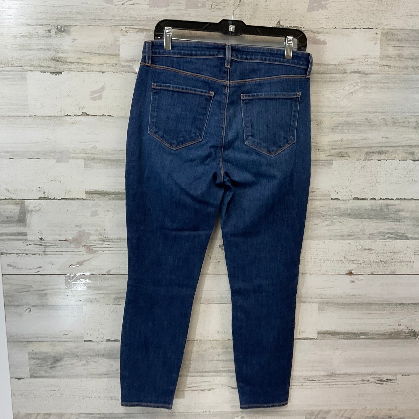 Jeans Skinny By L Agence In Blue Denim, Size: 8