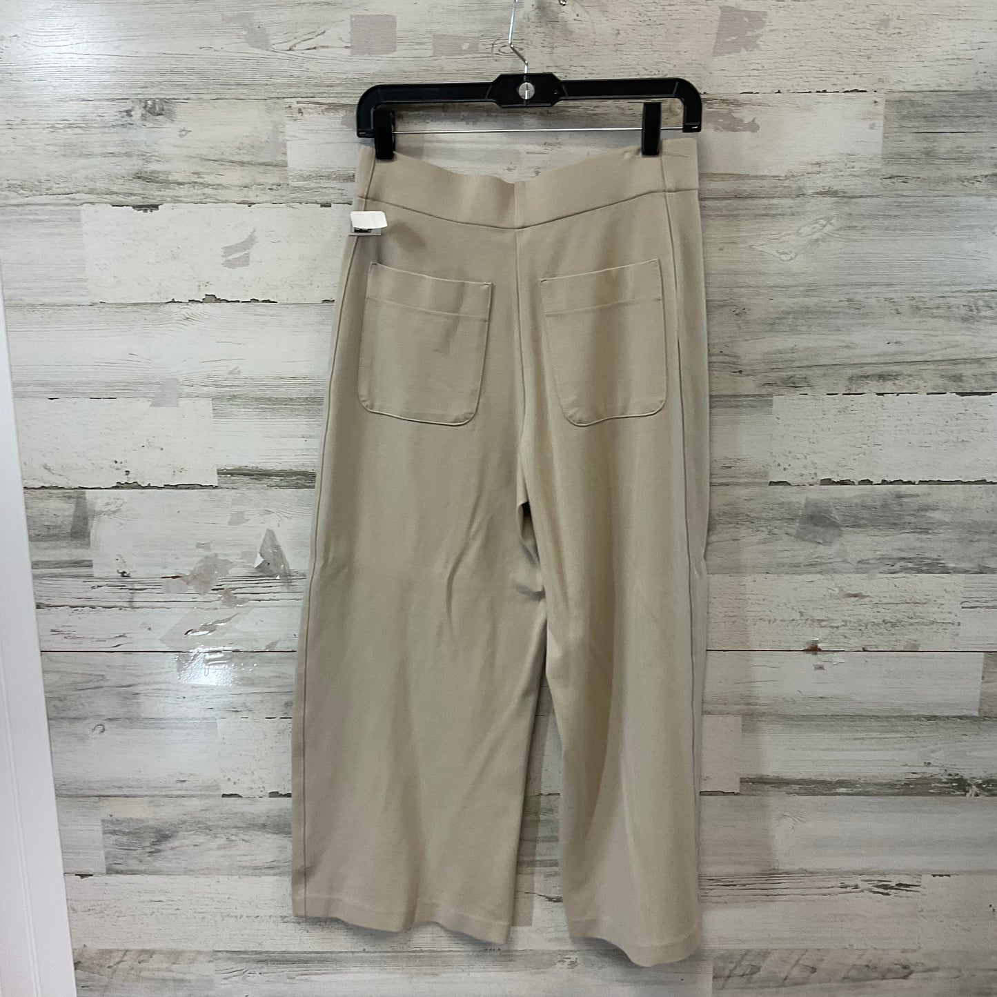 Pants Wide Leg By Jones And Co In Tan, Size: M