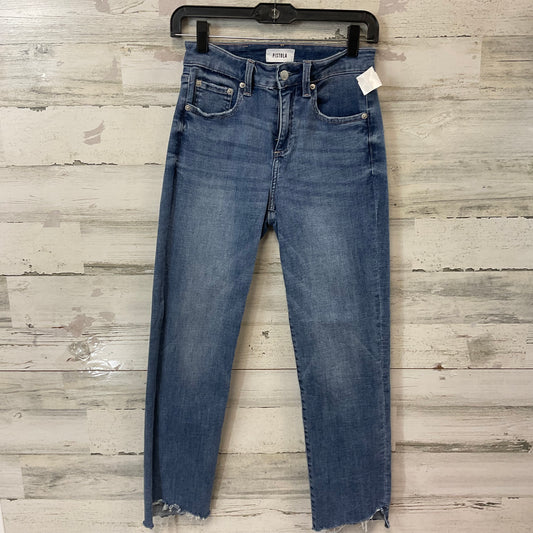 Jeans Straight By Pistola In Blue Denim, Size: 2