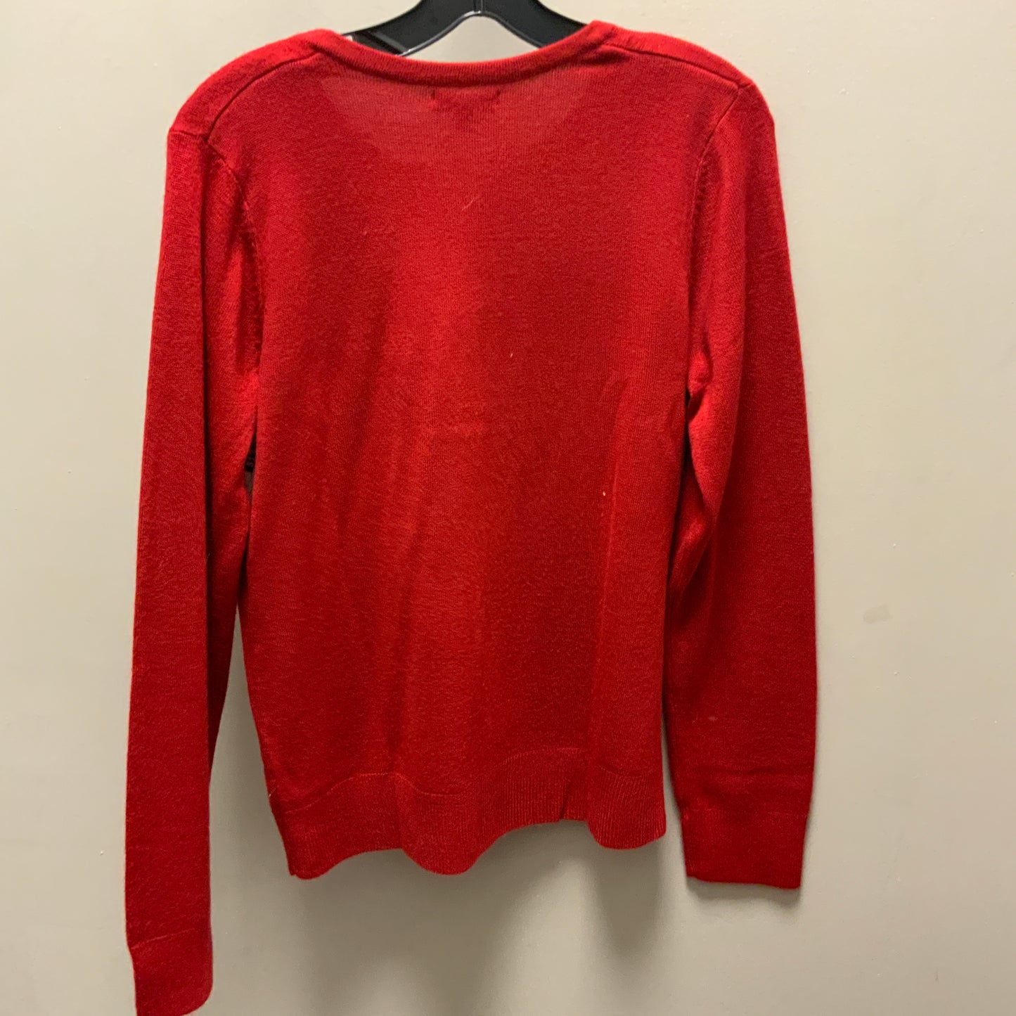 Cardigan By Croft And Barrow In Red, Size: M