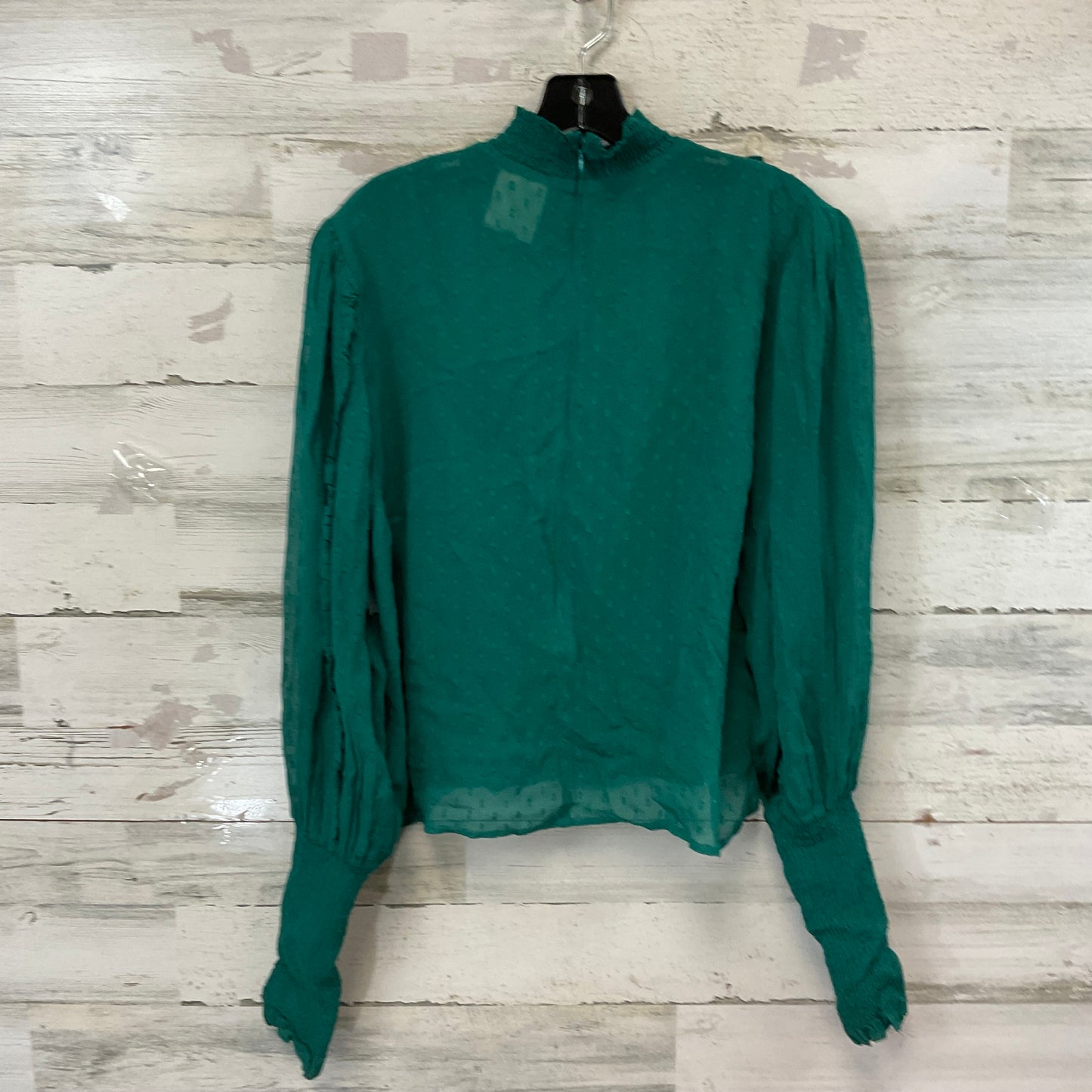 Top Long Sleeve By Farm Rio In Green, Size: L