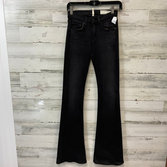 Jeans Flared By Rag & Bones Jeans In Black Denim, Size: 2