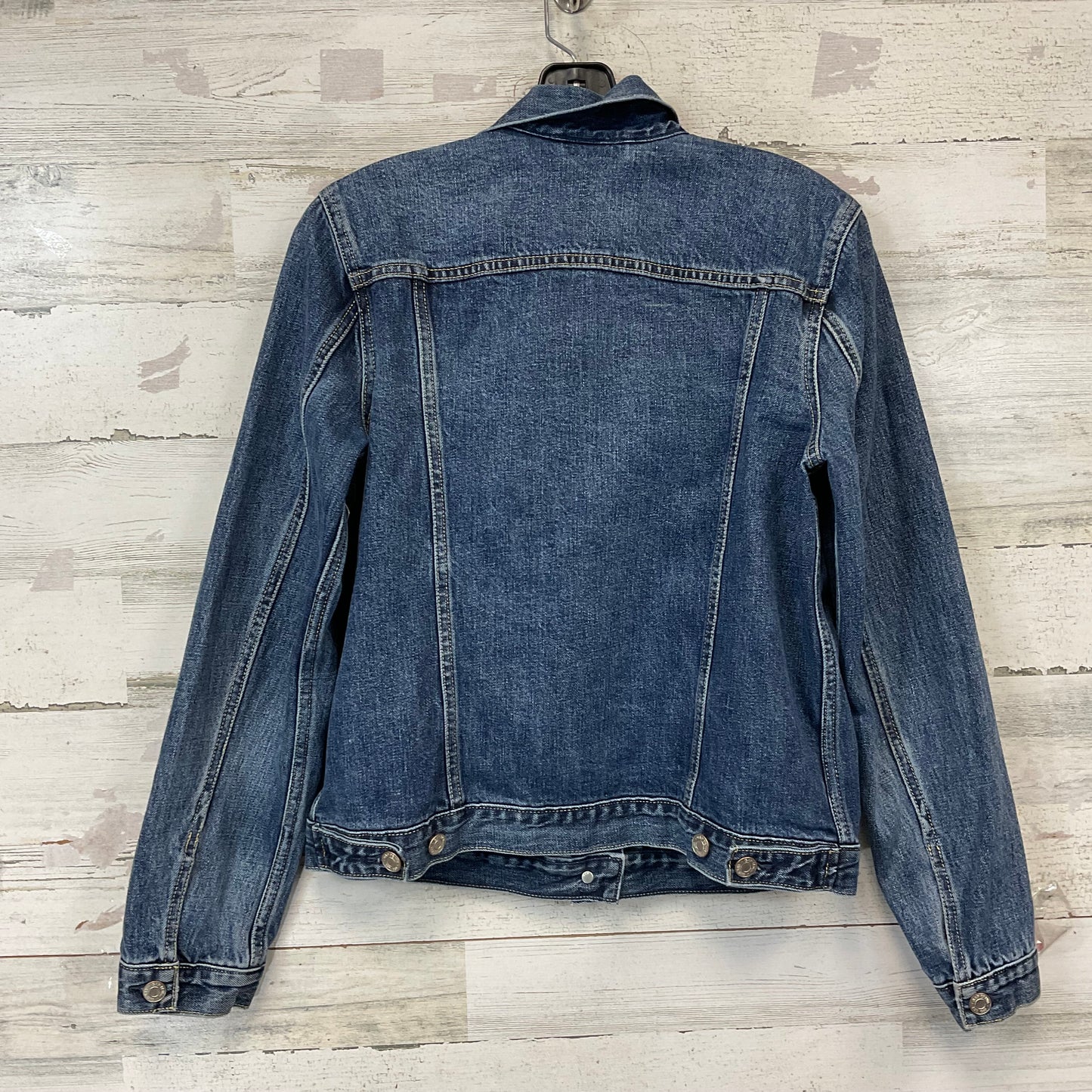 Jacket Denim By Gap In Blue Denim, Size: M