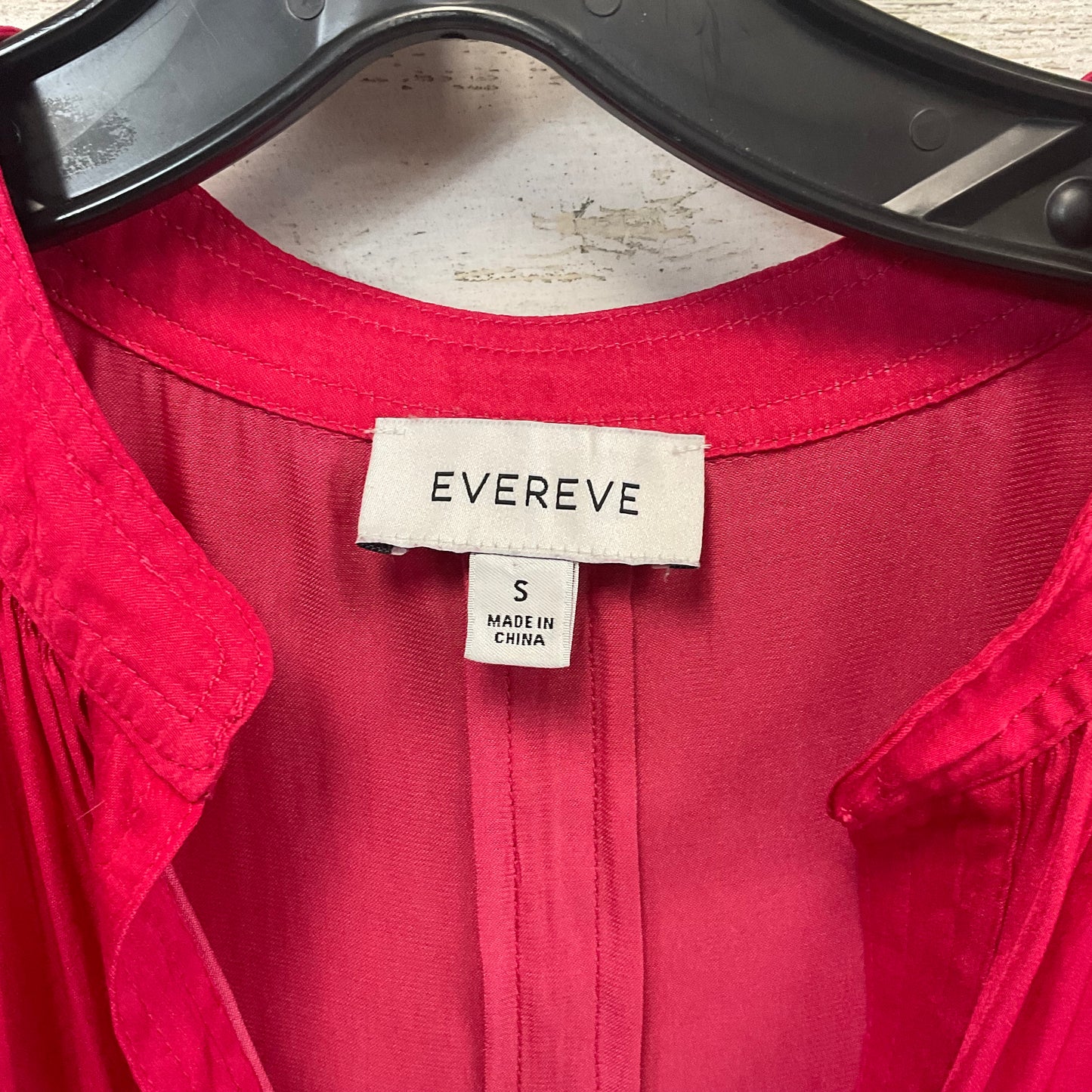 Top Short Sleeve By Evereve In Pink, Size: S