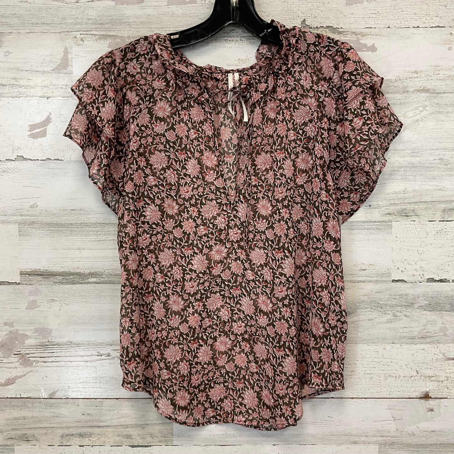 Top Sleeveless By Anthropologie In Brown, Size: M