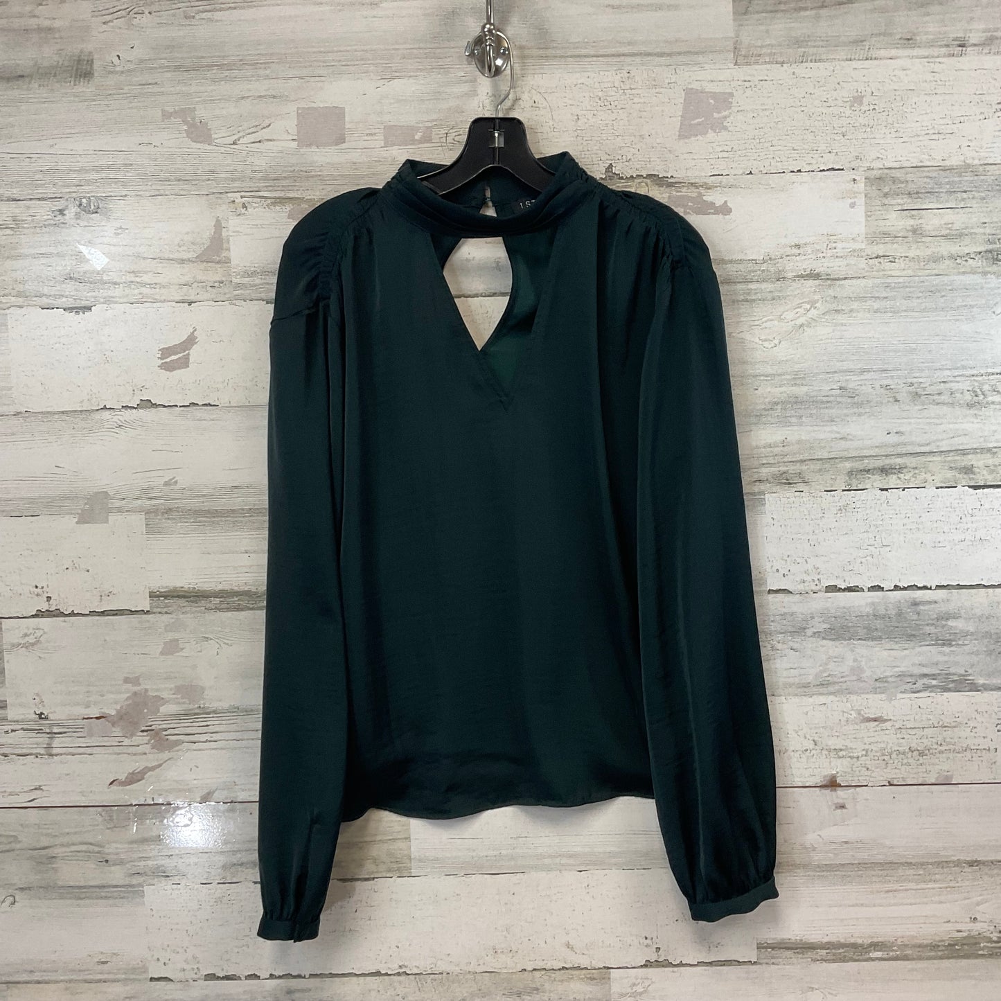 Top Long Sleeve By 1.state In Green, Size: L