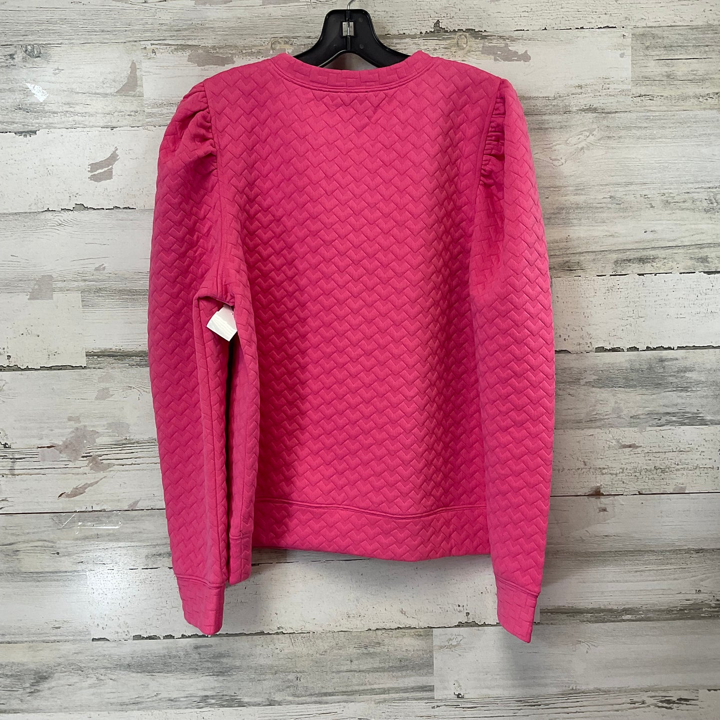 Top Long Sleeve By Fate In Pink, Size: L