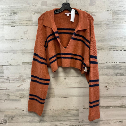 Sweater By BUTTER MELON In Orange, Size: L