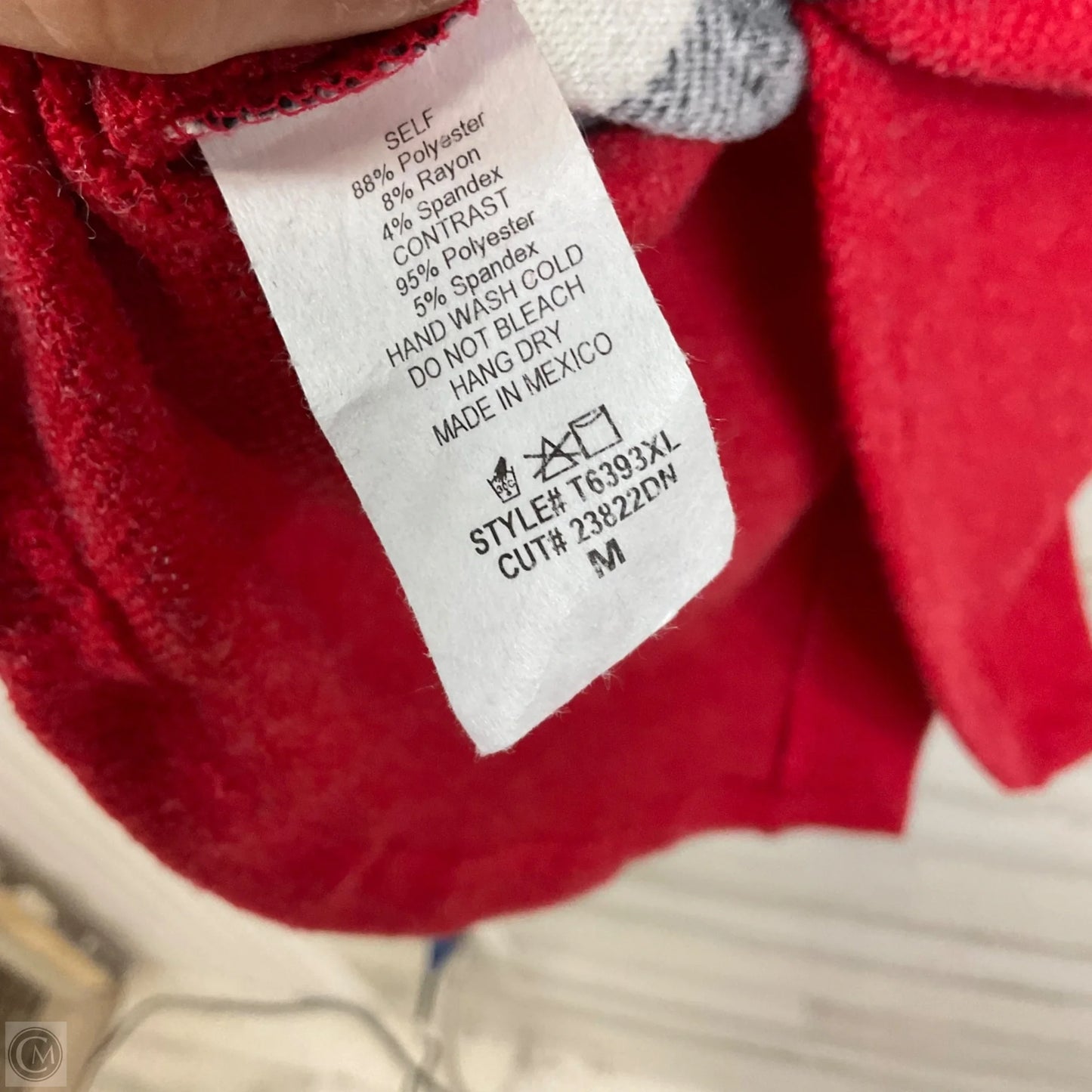 Top Long Sleeve By White Birch In Red, Size: M