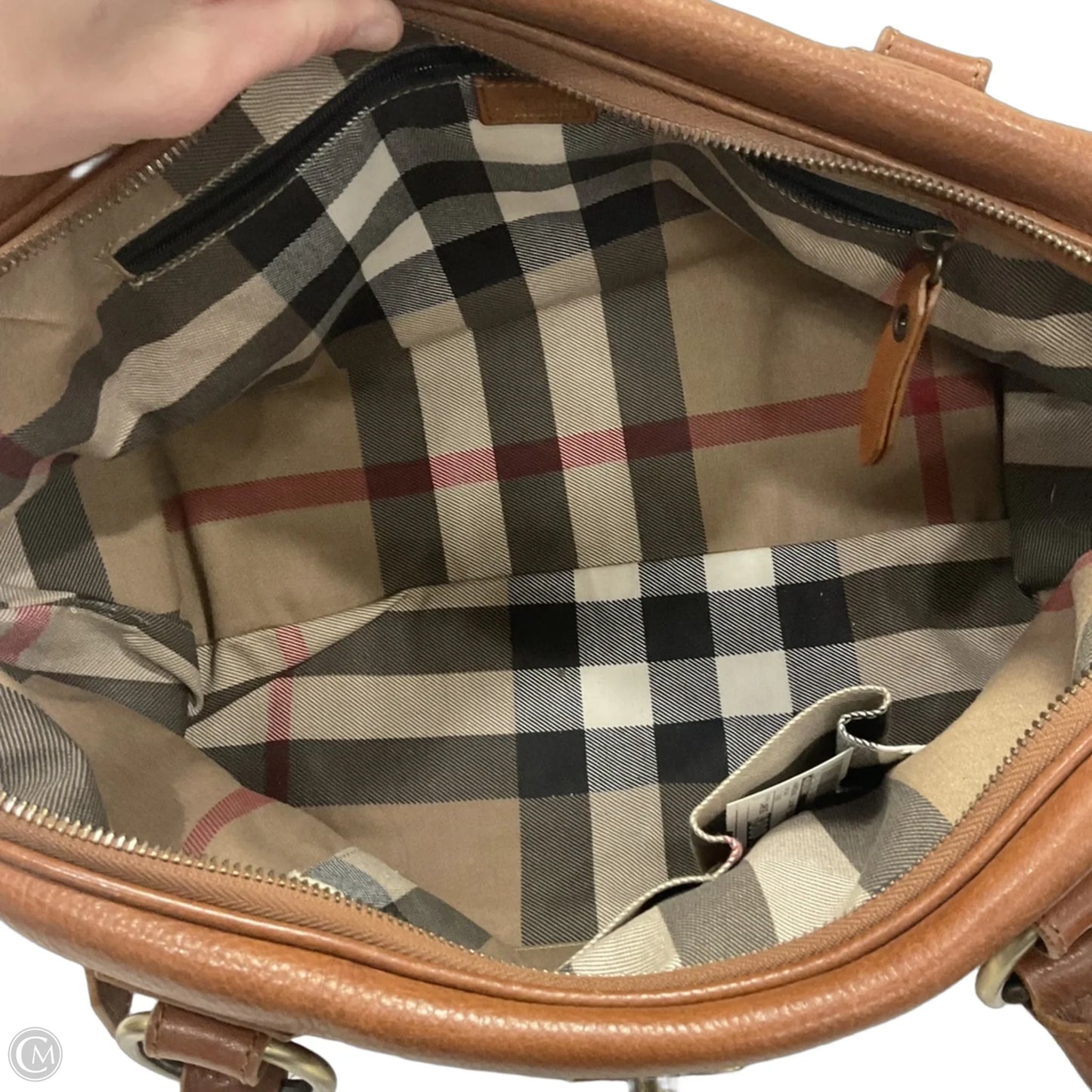 Handbag Luxury Designer By Burberry, Size: Large