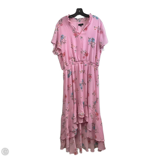 Dress Casual Maxi By 1.state In Pink, Size: 1x