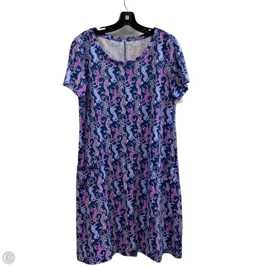 Dress Casual Short By Lilly Pulitzer In Blue, Size: L