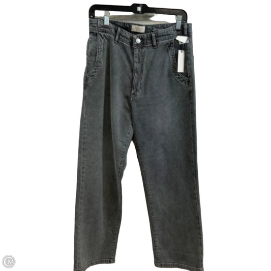 Jeans Wide Leg By Pilcro In Grey Denim, Size: 4