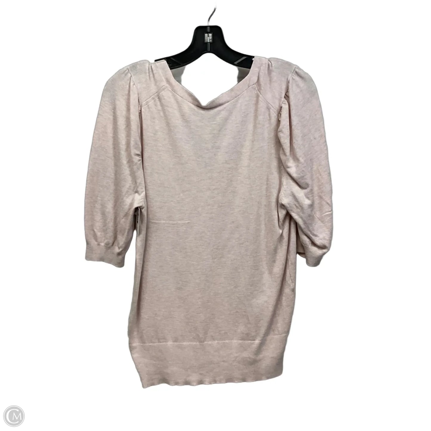 Top Short Sleeve By White House Black Market In Pink, Size: M