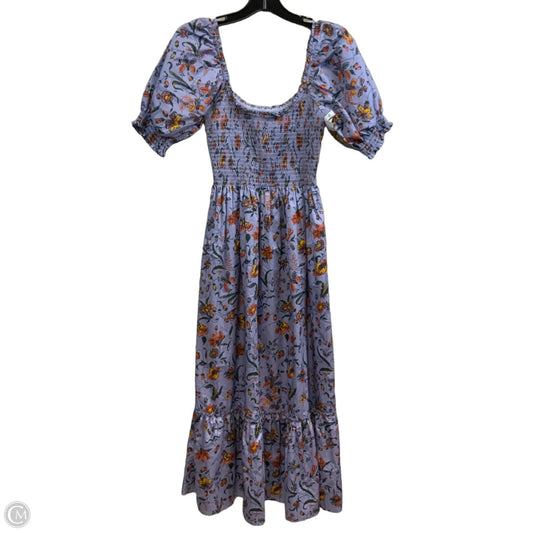 Dress Casual Midi By HILL HOUSE In Purple, Size: Xs