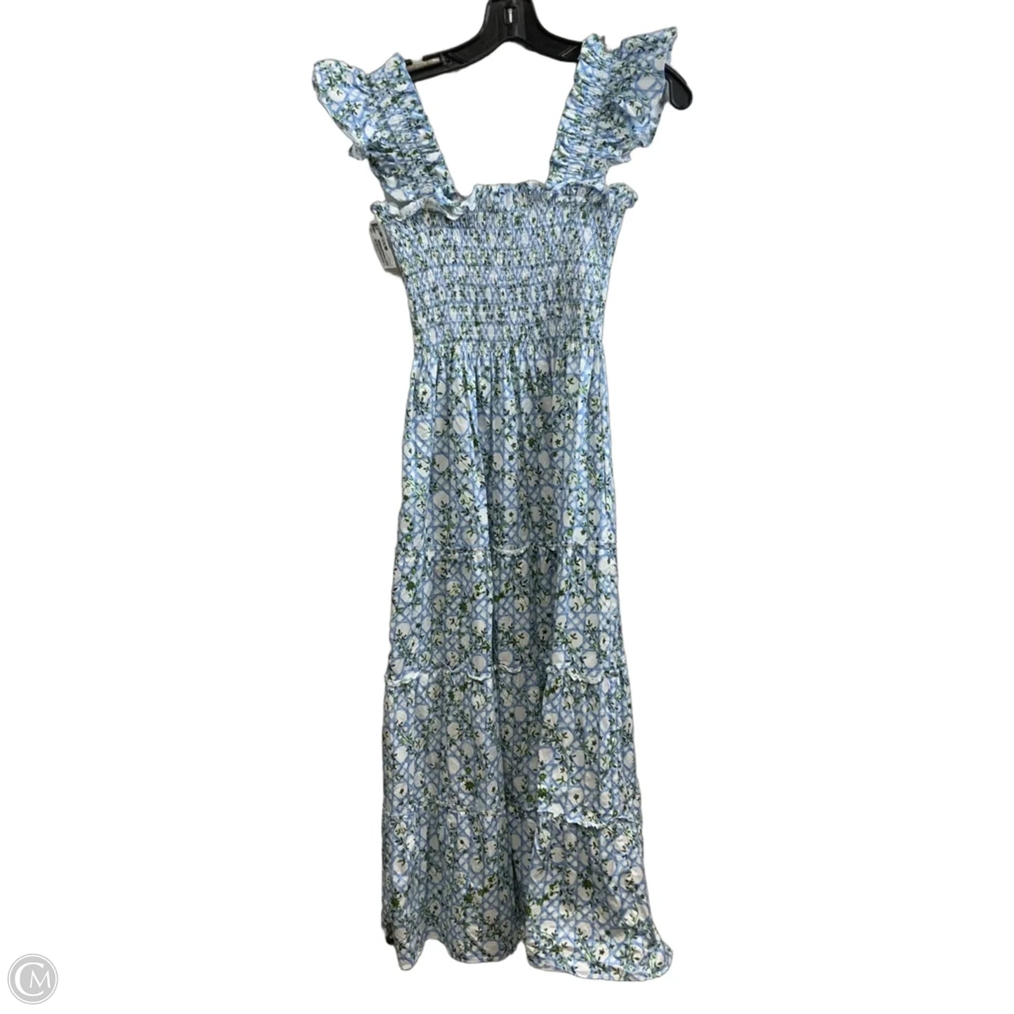 Dress Casual Midi By HILL HOUSE In Blue, Size: Xs