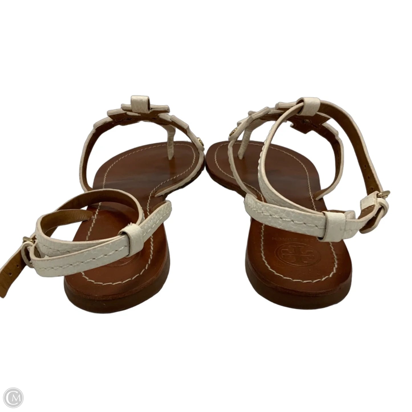 Sandals Designer By Tory Burch In White, Size: 8.5