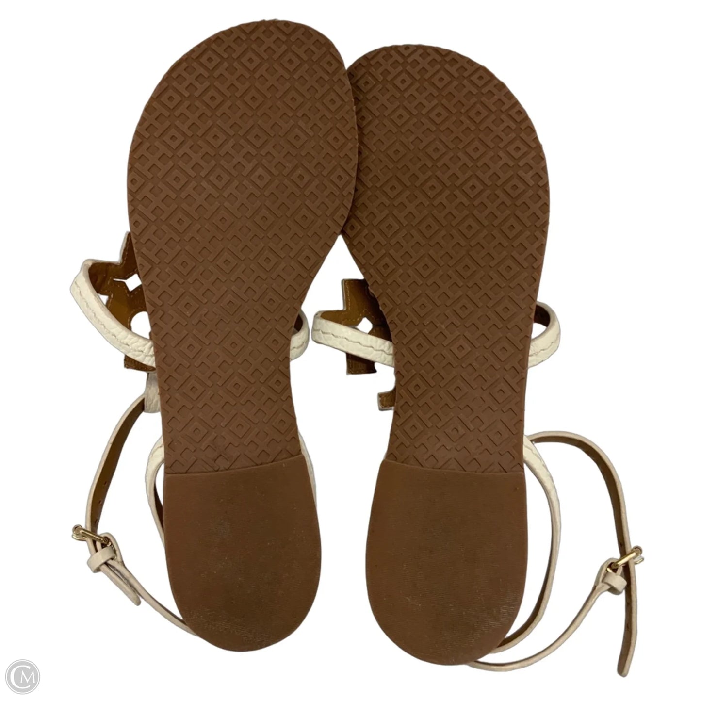 Sandals Designer By Tory Burch In White, Size: 8.5