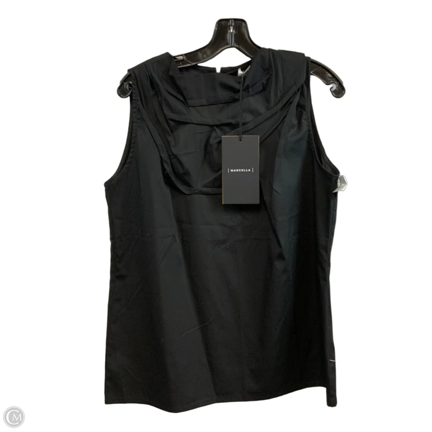 Blouse Sleeveless By MARCELLA In Black, Size: M