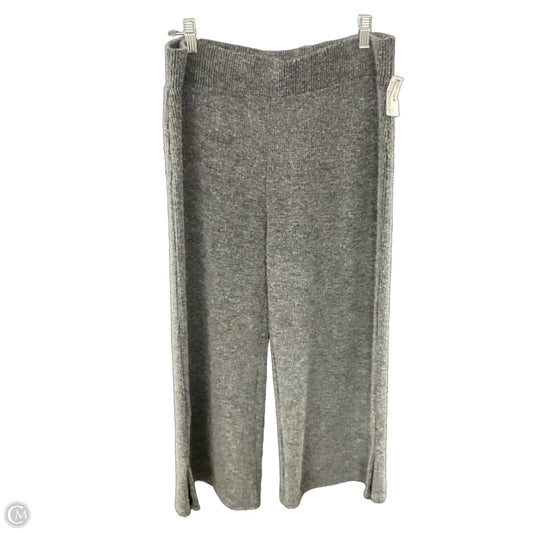 Pants Wide Leg By KINLEY In Grey, Size: L